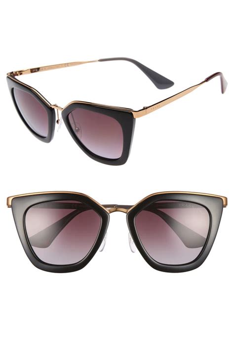 Shop Prada 52MM Cat Eye Sunglasses 